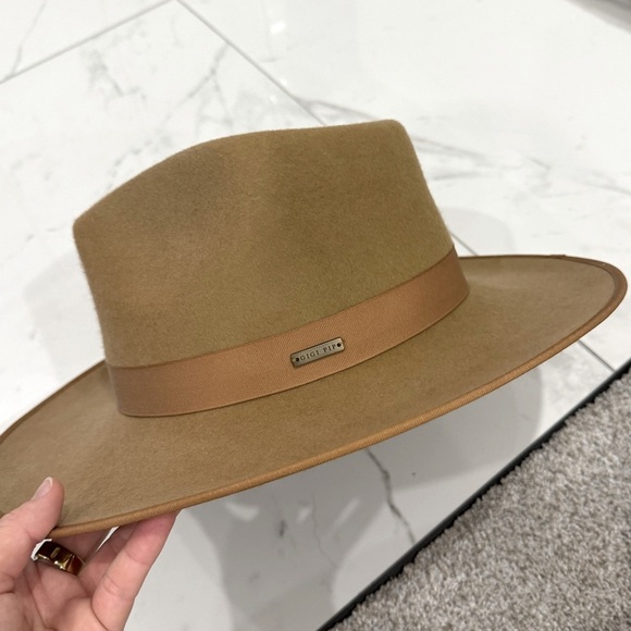NWOT GIGI PIP Monroe Rancher Fedora Wide Brim Rancher in Brown Size S/M (57) - Picture 6 of 6